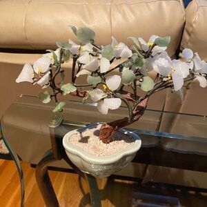 Vintage glass bonsai.